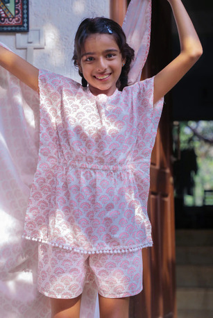 Goa, Clothing & Accessories, INR 1750,  Ulta Pulta Short Night Dress For Girl | Soft Organic Cotton Kids Sleepwear