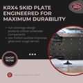 KRX4 Skid Plate Engineered For Maximum Durability