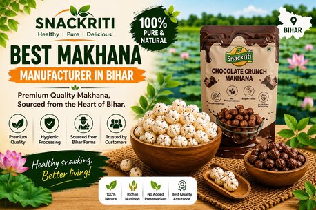 Mumbai, Food Delivery, Best Makhana Manufacturer In Bihar With Trusted Quality Standards