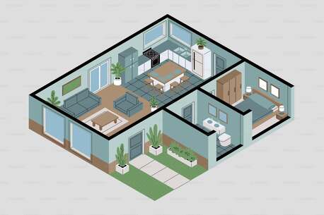 Adliya, Apartments, Flats, Houses & Villas, BHD 350/month,  Furnished,  2 BR,  Stylish And Comfortable Apartment For Rent In Adliya