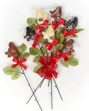 New York, Food, USD 100,  Long Stem Gourmet Chocolate Roses, One Dozen