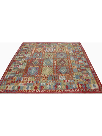 Dallas, Furniture, USD 970,  9x10 Rust Turkish Kilim Area Rug In Dallas