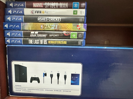 Jubail, Video Games, SAR 1050,  PS4 1TB With Six Games And Two Controllers