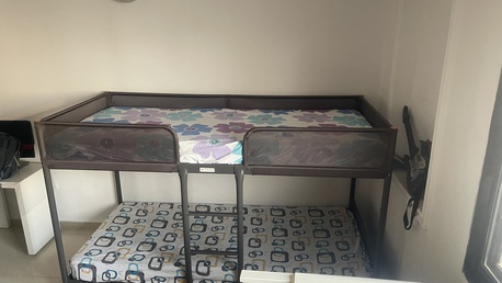 Jeddah, Furniture, SAR 800,  Used Ikea Bunk Bed With Mattress For Sale At Reasonable Price