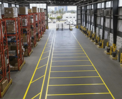 Toronto, Construction, Parking Lot Striping Of San Jose