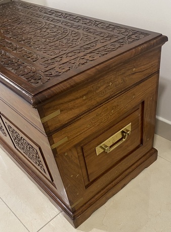 Dammam, Furniture, SAR 1750,  A Vintage Indian Rosewood Chest
