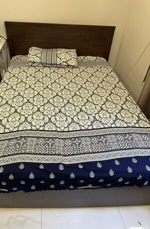 Al Safa, Furniture, SAR 6500,  Songesang Bed With One Side Table For Sale