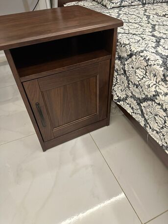 Al Safa, Furniture, SAR 6500,  Songesang Bed With One Side Table For Sale