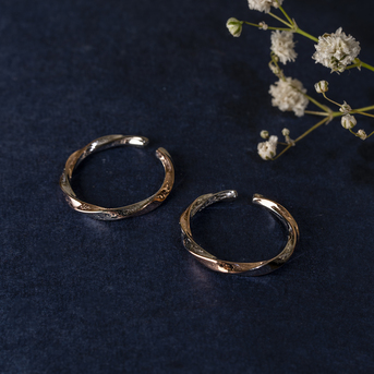 Mumbai, Jewelry, INR 1399,  Rose Gold Fusion Toe Ring
