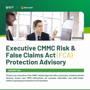 New York, Technical, Executive CMMC Risk & FCA Protection Advisory | Protect Your DoD Business