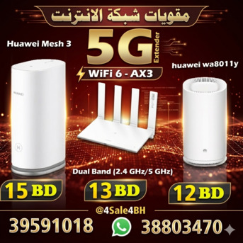 Manama, Computers, BHD 10,  🔴🔴Unlocked 4G 4g+ 5G Routers راوترات مفتوحين على جميع الشبكات&