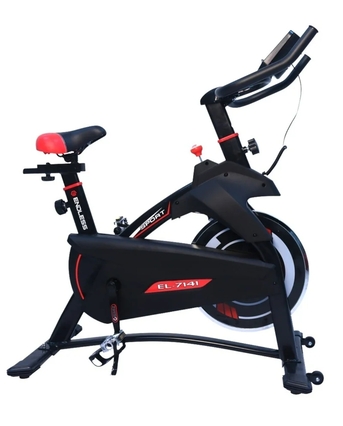 Jeddah, Household Items, SAR 30000,  EL 7141 Steel Wheel Spinning Exercise Bike With Speed, Heart Rate, Time And Distance LCD D
