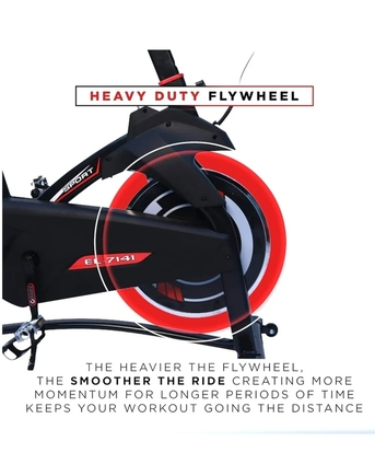 Jeddah, Household Items, SAR 30000,  EL 7141 Steel Wheel Spinning Exercise Bike With Speed, Heart Rate, Time And Distance LCD D