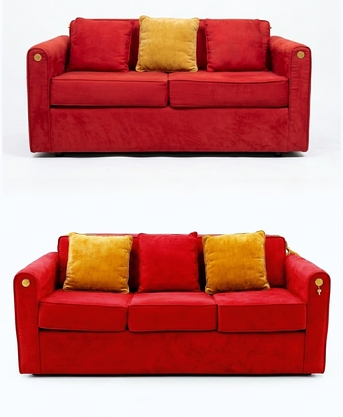 Gudaibiya, Furniture, BHD 50,  Three-Seater + Two Seater Sofa Large (Home/Office) For Sale