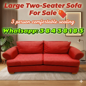 Gudaibiya, Furniture, BHD 30,  Two-Seater Sofa Large (Home/Office)