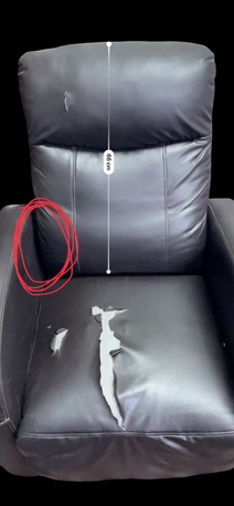 Khobar, Furniture, SAR 250,  Leather Recliner Sofa (250 Sr) NEGOTIABLE