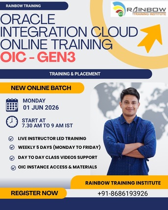 Hyderabad, Education, Oracle Integration Cloud Services Online Training