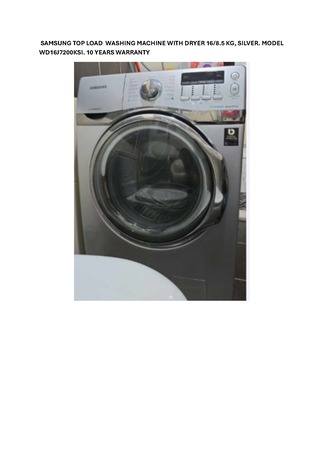 Bani Malik, Appliances, SAR 1200,  URGENT SALE - WASHING MACHINE SAMSUNG TOP LOAD  10 YEARS WARRANTY