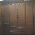 SAR 100,  Bed With Mattress + 6 Door Wardrobe + Tables