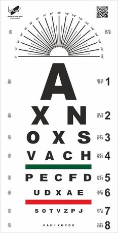 New Delhi, Health, Professional Eye Testing Chart For Clinics & Hospitals