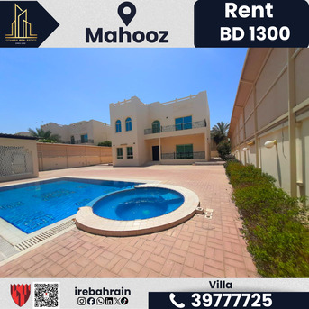 Mahooz, Apartments, Flats, Houses & Villas, BHD 1300/month,  5 BR,  Villa For Rent &ndash; Mahooz | BD 1,300/- (Negotiable)