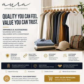 Kerala, Clothing & Accessories, INR 5000,  Aura Apparels And Accessories Premium Fashion And Apparel Solutions