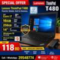 BHD 118,  Lenovo Core I7 8th Gen 16GB DDR4 RAM 256GB SSD Touch 14" FHD Win 11 Pro Office Ready
