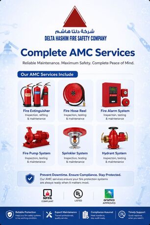 Ras Tanura, Technical, AMC // FIRE FIGHHTING // FIRE ALARM // CCTV