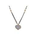 Black Beads Gold Chain Designs For Elegant Style | CMR Jewellery