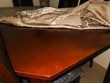 Jeddah, Furniture, SAR 600,  Wooden Dining Table - 6 Seater