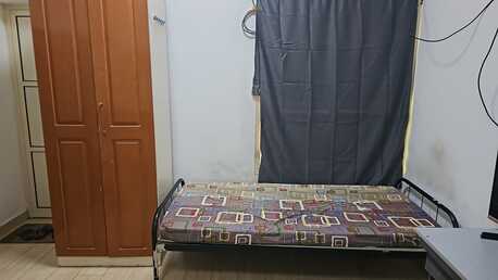 Manama, Apartments, Flats, Houses & Villas, BHD 60/month,  Furnished,  Studio,  2 Sq. Meter,  From June 2026,1 Bed Space In A Studio Flat To Share With A Kerala Bachelor
