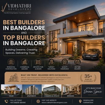 Bangalore, Creative, Top And Best Builders In Bangalore Vidhathri Developers