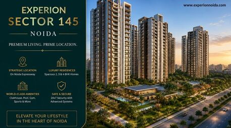 Noida, Real Estate For Sale, INR 10000000,  2 BR,  1234 Sq. Feet,  Experion Sector 145 Noida | Where Urban Design Meets Lifestyle Excellence
