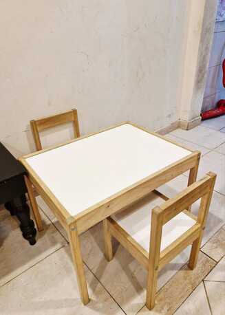 Jeddah, Baby & Kid Stuff, SAR 70,  Study Table With2 Chairs Bicycal And Stroller