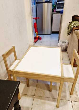 Jeddah, Baby & Kid Stuff, SAR 70,  Study Table With2 Chairs Bicycal And Stroller
