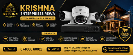 Mumbai, Business, CCTV Camera Sales & Service In Rewa | Krishna Enterprises