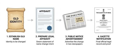 New Delhi, Legal, Gazette For Name Change Online Expert Advice