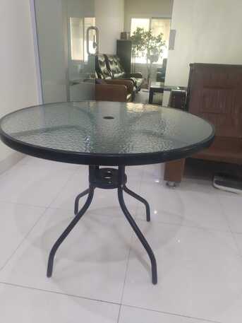 Riyadh, Appliances, SAR 150,  Elegant 90 Cm Glass Bistro Table &ndash; Stylish & Reliable Design