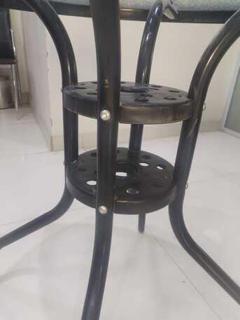 Riyadh, Appliances, SAR 150,  Elegant 90 Cm Glass Bistro Table &ndash; Stylish & Reliable Design