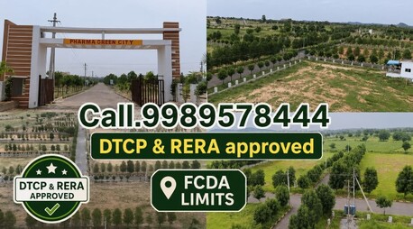 Hyderabad, Residential Plots, INR 12500,  217 Sq. Yard,  DTCP & RERA  APPROVED Open Plots For Sale @ Yacharam