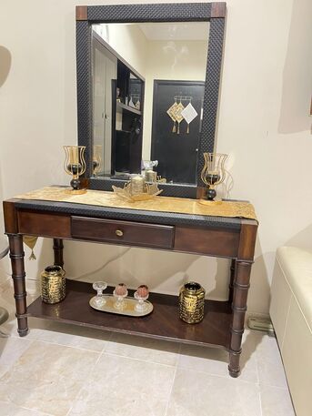 Olaya, Furniture, SAR 350,  Console Table, Very Elegant And Made Of Pure Wood From Center Point