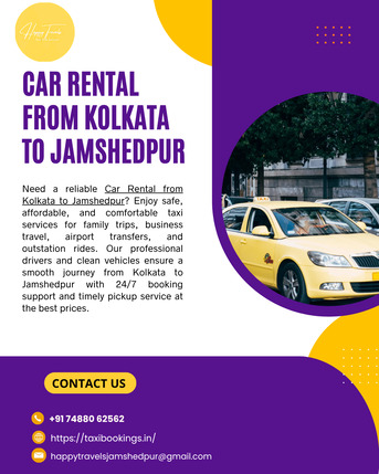Kolkata, Mobile Apps, Best Car Rental From Kolkata To Jamshedpur | Affordable Taxi Service 24/7