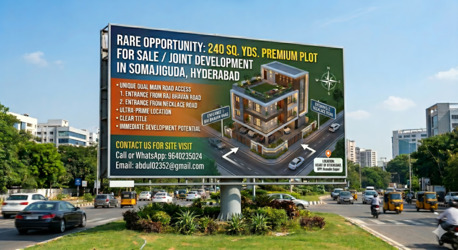 Hyderabad, Real Estate For Sale, INR 14900000,  6 BR,  240 Sq. Yard,  INDEPENDENT OLD House For SALE  / DEVELOPMENT  240 Square Yards Opp Rajbhavan SOMAJIGUDA