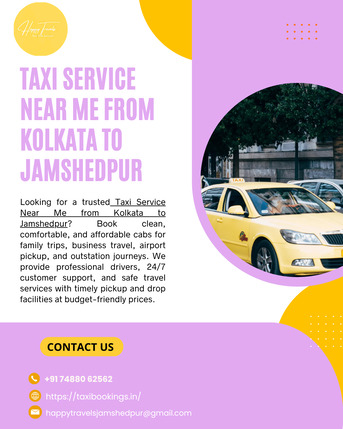 Kolkata, Travel, Reliable Taxi Service Near Me From Kolkata To Jamshedpur At Best Price