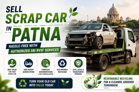 Mumbai, Construction, Sell Scrap Car In Patna Hassle-Free With Authorized Sri RVSF Services