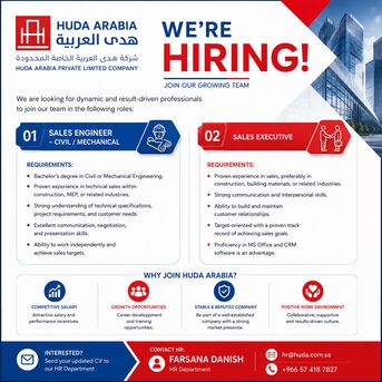 Riyadh, Jobs, Career Opportunities In Saudi Arabia | Huda Arabia