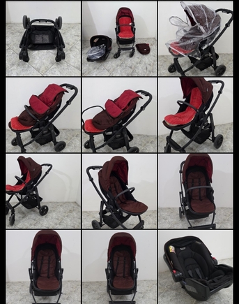 Mahooz, Baby & Kid Stuff, BHD 29,  Baby Stroller / Pram With Car Seat &ndash; Excellent Condition
