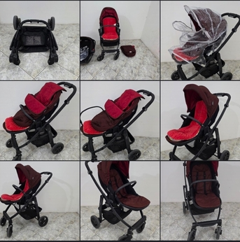 Mahooz, Baby & Kid Stuff, BHD 29,  Baby Stroller / Pram With Car Seat &ndash; Excellent Condition