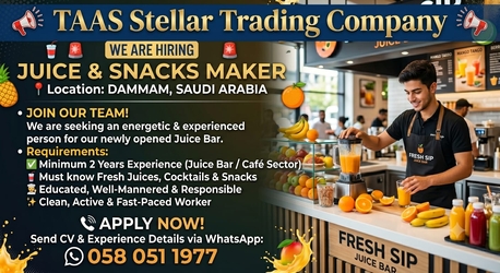 Dammam, Jobs, Juice And Sandwich Maker