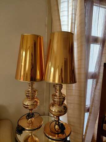 Riyadh, Furniture, SAR 100,  2 Golden Lamps